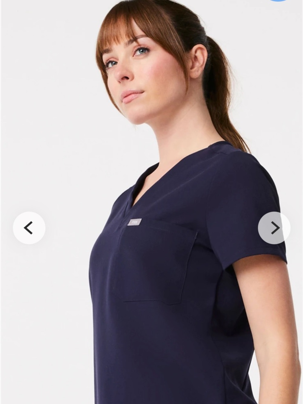 Figs Technical Collection in Deep Blue Nurse scrubs size large 2 piece set - Picture 12 of 14